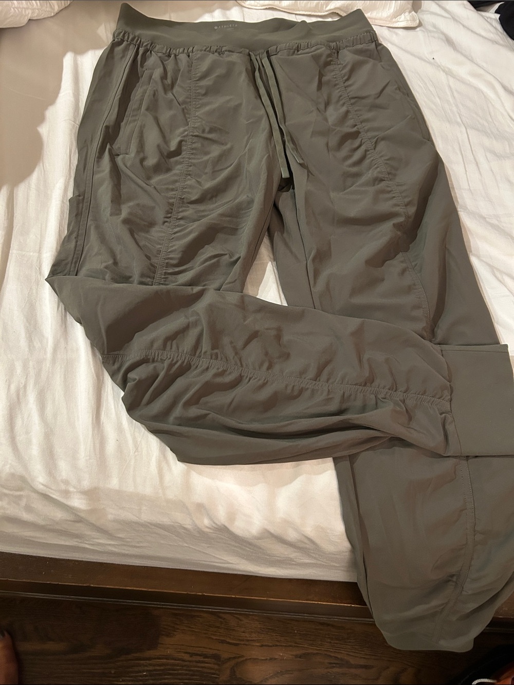 Athleta Olive Green Jogger Pants